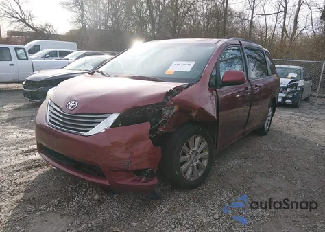 2011 Toyota Sienna Xle from USA, damaged, VIN 5TDDK3DC3BS019904